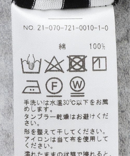 JOINT WORKS(ジョイントワークス)の「2ハイショクピッチロングスリーブTシャツ(Tシャツ/カットソー・メンズ・ホワイト/ブラウン/ブルー系その他・MEDIUM/LARGE)」の17枚目の写真