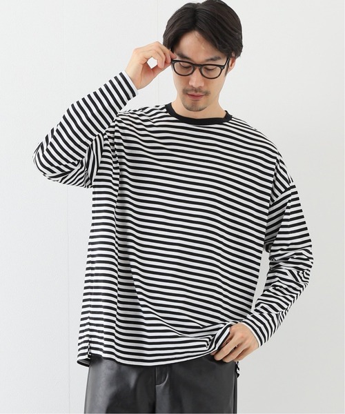 JOINT WORKS(ジョイントワークス)の「2ハイショクピッチロングスリーブTシャツ(Tシャツ/カットソー・メンズ・ホワイト/ブラウン/ブルー系その他・MEDIUM/LARGE)」の7枚目の写真