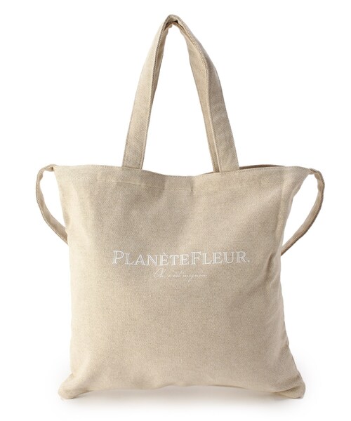 pink adobe（ピンクアドベ）の「◆ロゴプリント2WAYショルダーバッグ（ショルダーバッグ・レディース・ダークグレー/ライトブルー/ブラウン系9/カーキ系1/サンドベージュ・00）」の3枚目の写真