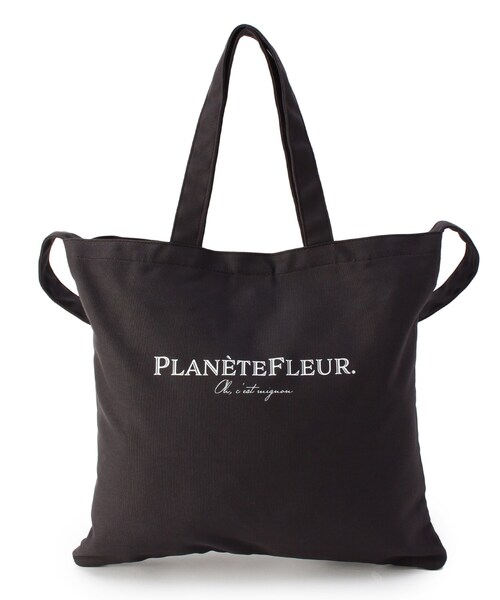 pink adobe（ピンクアドベ）の「◆ロゴプリント2WAYショルダーバッグ（ショルダーバッグ・レディース・ダークグレー/ライトブルー/ブラウン系9/カーキ系1/サンドベージュ・00）」の2枚目の写真