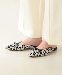 Demi-Luxe BEAMS | NEBULONI E. / ヘアーカーフ リボンミュール(その他シューズ)