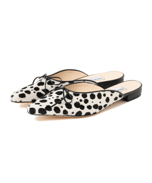 【値下げ】NEBULONI E. ヘアーカーフ リボンミュール / size36 Demi-Luxe BEAMS（デミルクス ビームス）の「NEBULONI E