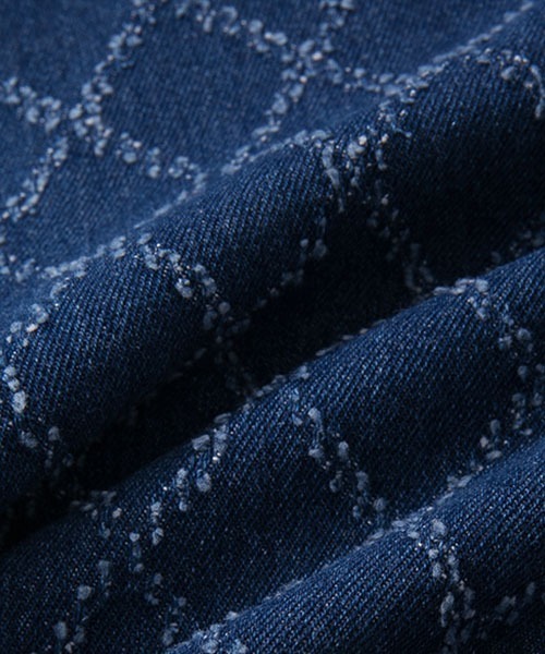 Fano Studios（ファノ ストゥディオズ）の「【Fano Studios】Diamond check straight denim FC21K057（デニムパンツ・レディース・ブルー・S/M/L）」の9枚目の写真