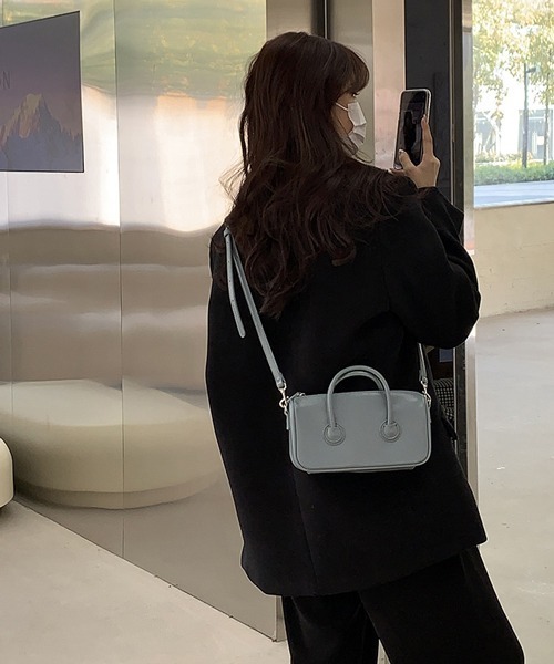 HALEY PESCA（ヘーリーペスカ）の「HALEY PESCA/2WAY ミニショルダー＆ハンドバッグ（ショルダーバッグ・レディース・ホワイト/ブラック/ブルー/グリーン・FREE）」の5枚目の写真