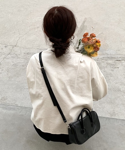 HALEY PESCA（ヘーリーペスカ）の「HALEY PESCA/2WAY ミニショルダー＆ハンドバッグ（ショルダーバッグ・レディース・ホワイト/ブラック/ブルー/グリーン・FREE）」の6枚目の写真