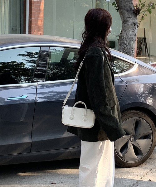 HALEY PESCA（ヘーリーペスカ）の「HALEY PESCA/2WAY ミニショルダー＆ハンドバッグ（ショルダーバッグ・レディース・ホワイト/ブラック/ブルー/グリーン・FREE）」の7枚目の写真