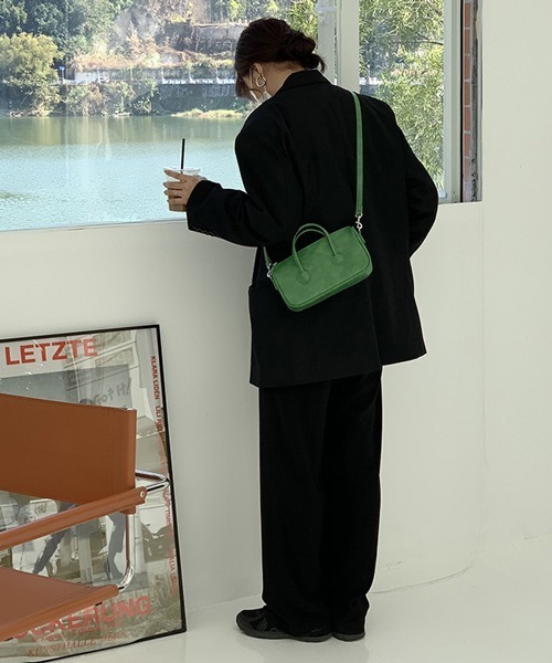 HALEY PESCA（ヘーリーペスカ）の「HALEY PESCA/2WAY ミニショルダー＆ハンドバッグ（ショルダーバッグ・レディース・ホワイト/ブラック/ブルー/グリーン・FREE）」の8枚目の写真