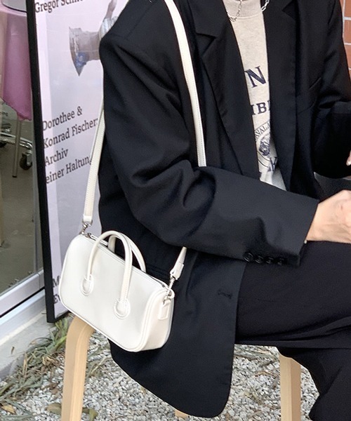 HALEY PESCA（ヘーリーペスカ）の「HALEY PESCA/2WAY ミニショルダー＆ハンドバッグ（ショルダーバッグ・レディース・ホワイト/ブラック/ブルー/グリーン・FREE）」の10枚目の写真