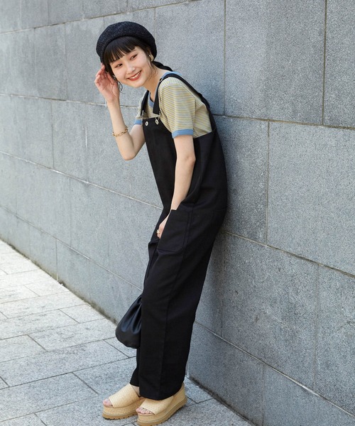 mikke（ミッケ）の「配色パイピングボーダーTリンガーシャツ（Tシャツ/カットソー・レディース・ベージュ/ピンク/ブルー・FREE）」の16枚目の写真