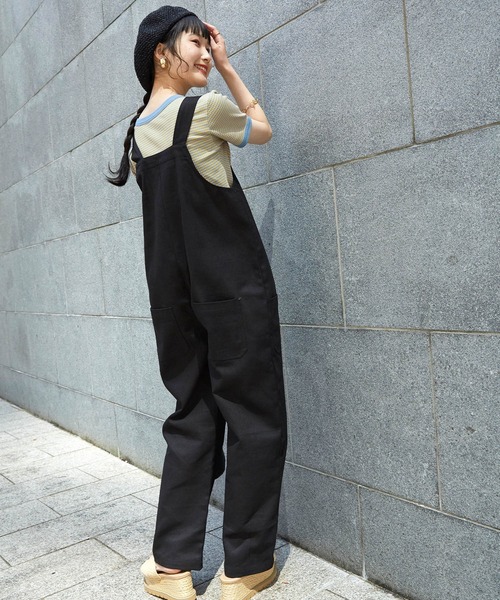 mikke（ミッケ）の「配色パイピングボーダーTリンガーシャツ（Tシャツ/カットソー・レディース・ベージュ/ピンク/ブルー・FREE）」の17枚目の写真