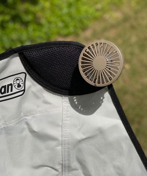 green label relaxing(グリーンレーベルリラクシング)の「GLR オリジナル クリップファン 扇風機(生活家電・レディース・ホワイト/ベージュ・FREE)」の3枚目の写真