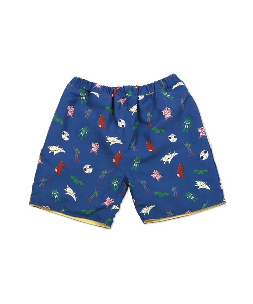 Design Tshirts Store graniph（デザイン　ティーシャツ　ストア　グラニフ）の「しんちゃんフレンズ2(クレヨンしんちゃん)｜コラボキッズショートパンツ（その他パンツ・キッズ・ネイビー・110/90/130）」の4枚目の写真