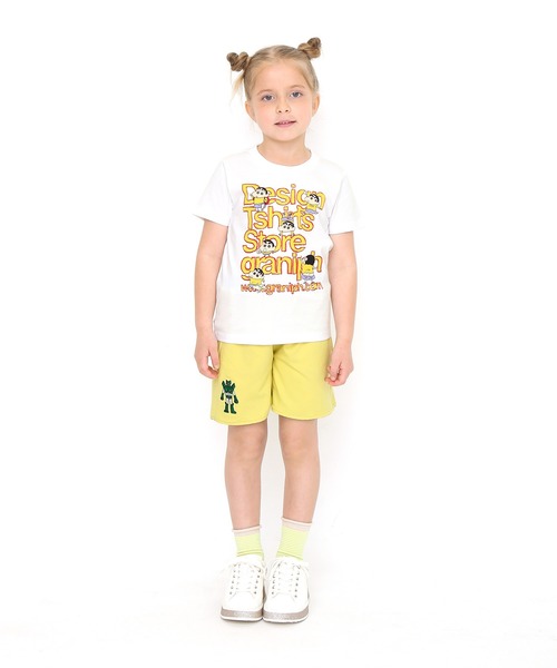 Design Tshirts Store graniph（デザイン　ティーシャツ　ストア　グラニフ）の「しんちゃんフレンズ2(クレヨンしんちゃん)｜コラボキッズショートパンツ（その他パンツ・キッズ・ネイビー・110/90/130）」の9枚目の写真