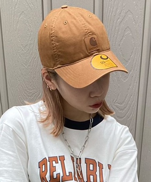 Carhartt（カーハート）の「WEGO/Carhartt ODESSA CAP（キャップ・メンズ・ブラック/カーキ/ブラウン/ダークブラウン/ホワイト系その他/ブルー系その他/オレンジ系その他・FREE）」の4枚目の写真