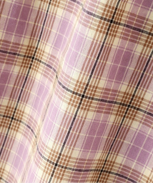 FREE'S MART(フリーズマート)の「フリルヨークチェックノースリブラウス(シャツ/ブラウス・レディース・ホワイト系その他/ベージュ系その他/パープル系その他・FREE)」の12枚目の写真