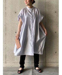 BEARDSLEY | 合繊シャツチュニック(ワンピース)