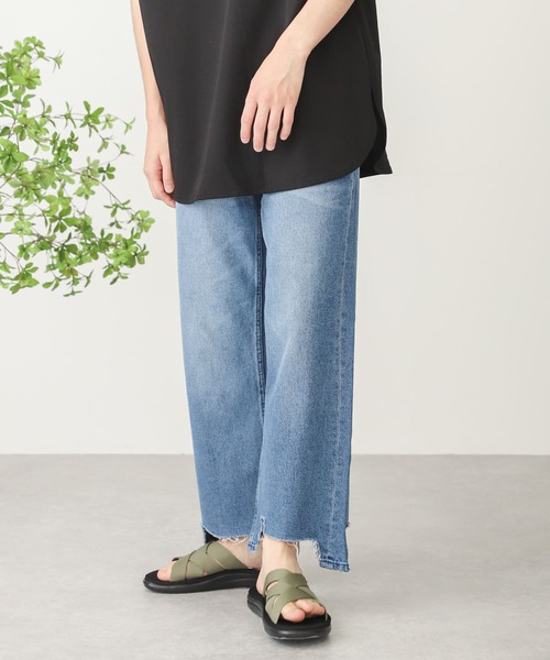 SENSE OF PLACE by URBAN RESEARCH（センスオブプレイスバイアーバンリサーチ）の「『セットアップ対応』ダメージデニムクロップドパンツ（デニムパンツ・メンズ・ブラック/インディゴブルー・MEDIUM/LARGE）」の17枚目の写真