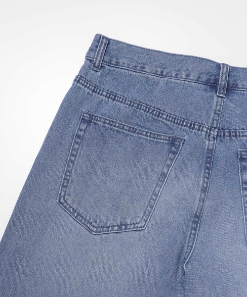 SENSE OF PLACE by URBAN RESEARCH（センスオブプレイスバイアーバンリサーチ）の「『セットアップ対応』ダメージデニムクロップドパンツ（デニムパンツ・メンズ・ブラック/インディゴブルー・MEDIUM/LARGE）」の20枚目の写真