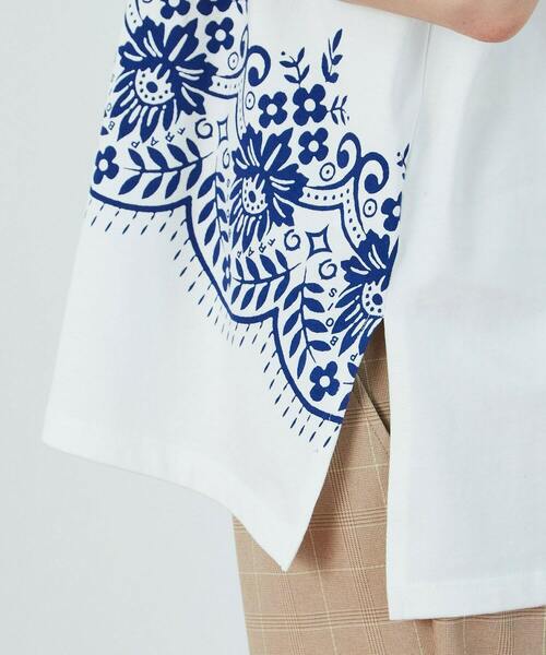 FRAPBOIS（フラボア）の「ストーバーＴ（Tシャツ/カットソー・レディース・ホワイト/ブラック・1/2）」の21枚目の写真