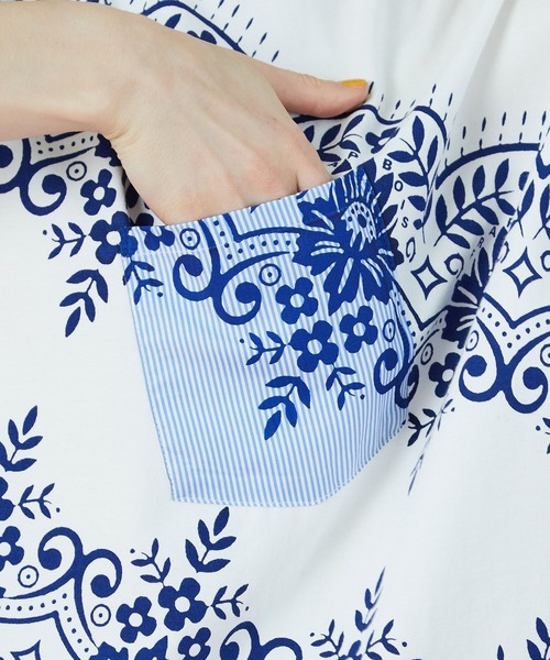 FRAPBOIS（フラボア）の「ストーバーＴ（Tシャツ/カットソー・レディース・ホワイト/ブラック・1/2）」の9枚目の写真