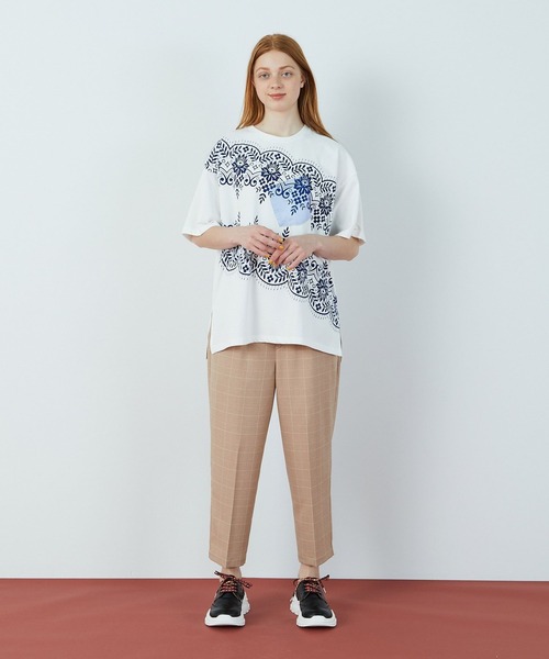 FRAPBOIS（フラボア）の「ストーバーＴ（Tシャツ/カットソー・レディース・ホワイト/ブラック・1/2）」の5枚目の写真