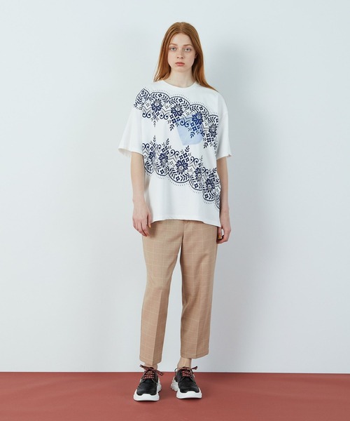 FRAPBOIS（フラボア）の「ストーバーＴ（Tシャツ/カットソー・レディース・ホワイト/ブラック・1/2）」の18枚目の写真