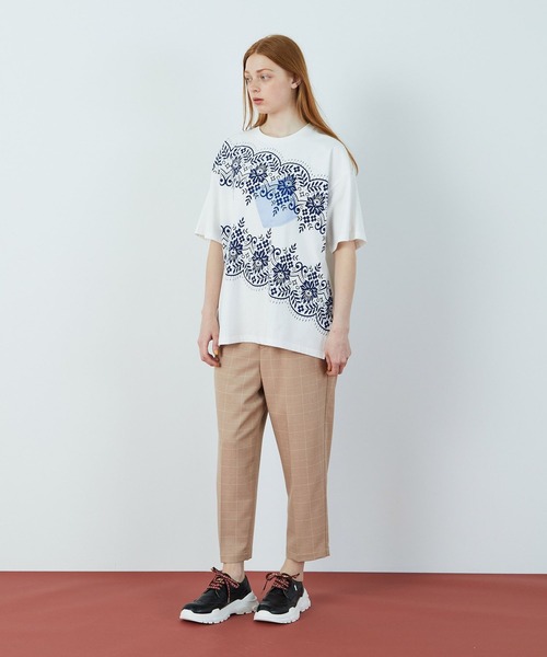 FRAPBOIS（フラボア）の「ストーバーＴ（Tシャツ/カットソー・レディース・ホワイト/ブラック・1/2）」の12枚目の写真