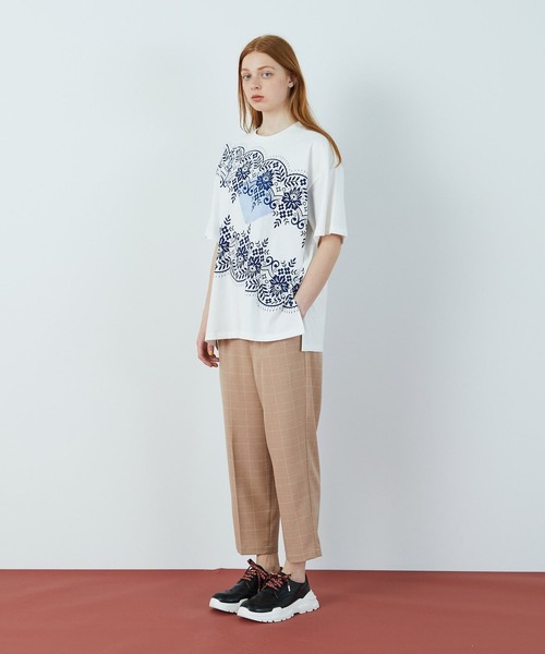 FRAPBOIS（フラボア）の「ストーバーＴ（Tシャツ/カットソー・レディース・ホワイト/ブラック・1/2）」の14枚目の写真