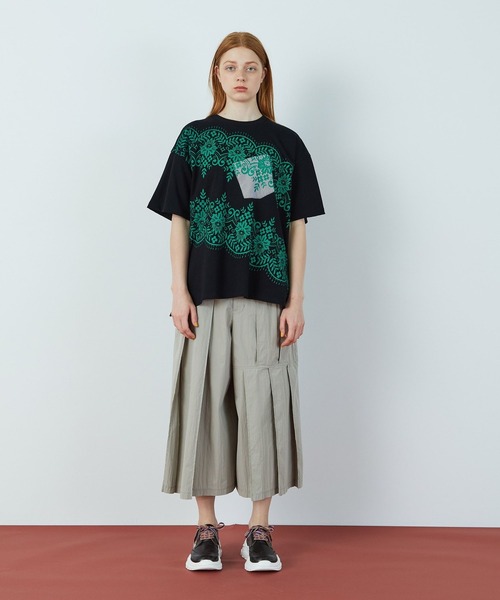 FRAPBOIS（フラボア）の「ストーバーＴ（Tシャツ/カットソー・レディース・ホワイト/ブラック・1/2）」の4枚目の写真