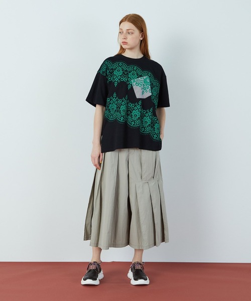 FRAPBOIS（フラボア）の「ストーバーＴ（Tシャツ/カットソー・レディース・ホワイト/ブラック・1/2）」の16枚目の写真