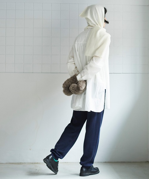 bulle de savon（ビュルデサボン）の「赤ずきん　ストール（ストール/ショール・レディース・ホワイト/ブラウン/レッド/イエロー・FREE）」の20枚目の写真