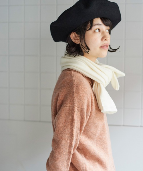 bulle de savon（ビュルデサボン）の「赤ずきん　ストール（ストール/ショール・レディース・ホワイト/ブラウン/レッド/イエロー・FREE）」の14枚目の写真