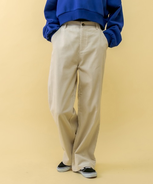 RASVOA（ラスボア）の「【セットアップ着用可】コーデュロイストレートパンツ（その他パンツ・レディース・ブラック/カーキ/アイボリー・FREE）」の2枚目の写真