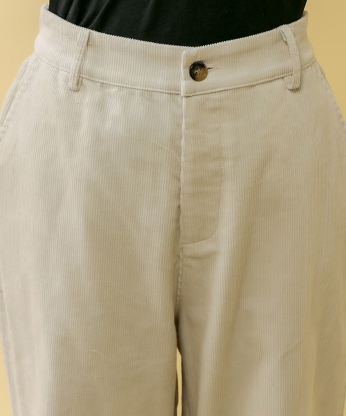 RASVOA（ラスボア）の「【セットアップ着用可】コーデュロイストレートパンツ（その他パンツ・レディース・ブラック/カーキ/アイボリー・FREE）」の18枚目の写真