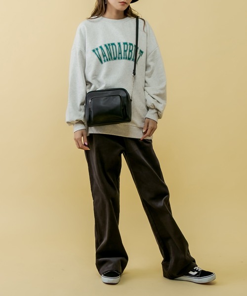 RASVOA（ラスボア）の「【セットアップ着用可】コーデュロイストレートパンツ（その他パンツ・レディース・ブラック/カーキ/アイボリー・FREE）」の5枚目の写真