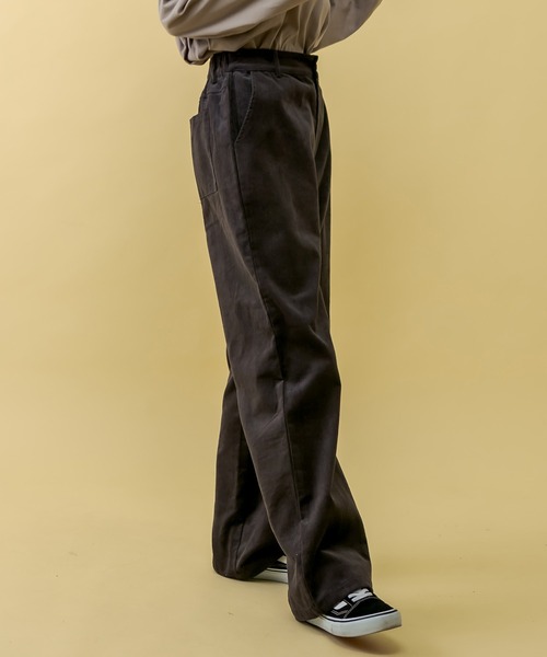 RASVOA（ラスボア）の「【セットアップ着用可】コーデュロイストレートパンツ（その他パンツ・レディース・ブラック/カーキ/アイボリー・FREE）」の4枚目の写真