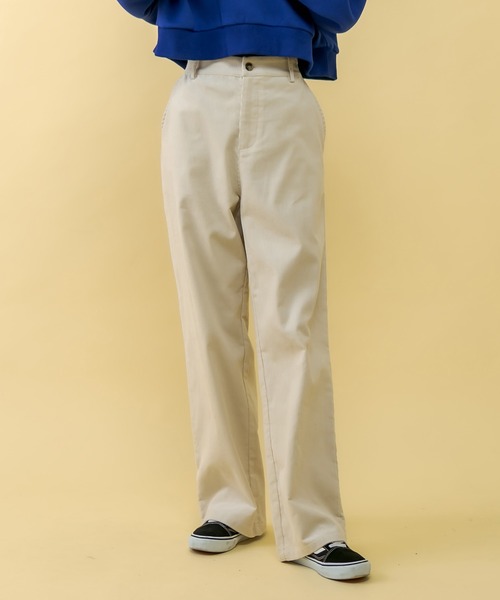 RASVOA（ラスボア）の「【セットアップ着用可】コーデュロイストレートパンツ（その他パンツ・レディース・ブラック/カーキ/アイボリー・FREE）」の20枚目の写真