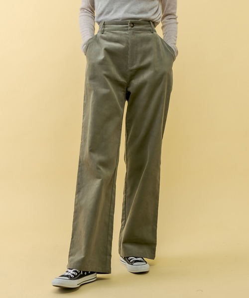 RASVOA（ラスボア）の「【セットアップ着用可】コーデュロイストレートパンツ（その他パンツ・レディース・ブラック/カーキ/アイボリー・FREE）」の22枚目の写真