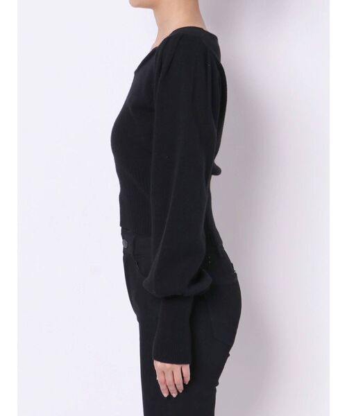 EMODA(エモダ)の「コンパクトパフニット(ニット/セーター・レディース・ブラック/ネイビー/グリーン/アイボリー・FREE)」の16枚目の写真