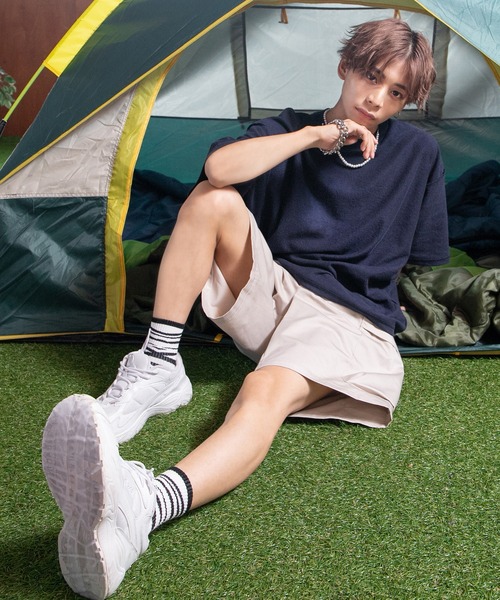 PairPair(ペアペア)の「バックマウンテンプリントTシャツ(ユニセックス)(Tシャツ/カットソー・レディース・スミクロ/オートミール/ネイビー・FREE)」の8枚目の写真