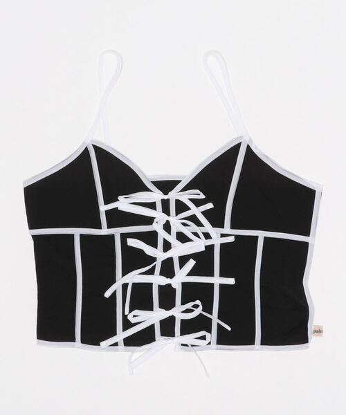 PAIN（ペイン）の「シアーナイロンリボンキャミソール（キャミソール・レディース・ブラック/ピンク/ブルー・FREE）」の14枚目の写真