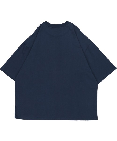 SPINNS（スピンズ）の「【ゆるシルエット】カレッジロゴ刺繍 半袖Tシャツ（Tシャツ/カットソー・レディース・ダークグリーン/ネイビー/オフホワイト/ブルー・ONESIZE）」の16枚目の写真