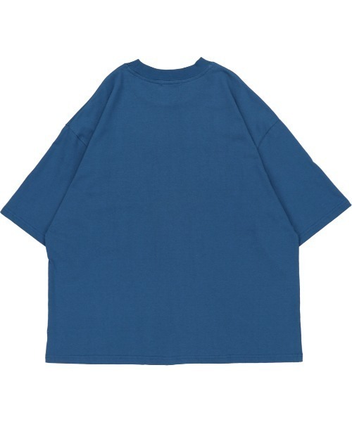 SPINNS（スピンズ）の「【ゆるシルエット】カレッジロゴ刺繍 半袖Tシャツ（Tシャツ/カットソー・レディース・ダークグリーン/ネイビー/オフホワイト/ブルー・ONESIZE）」の19枚目の写真