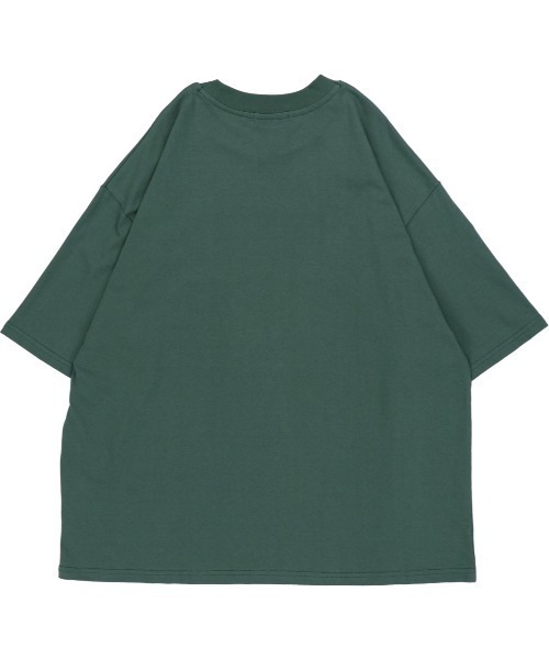 SPINNS（スピンズ）の「【ゆるシルエット】カレッジロゴ刺繍 半袖Tシャツ（Tシャツ/カットソー・レディース・ダークグリーン/ネイビー/オフホワイト/ブルー・ONESIZE）」の22枚目の写真