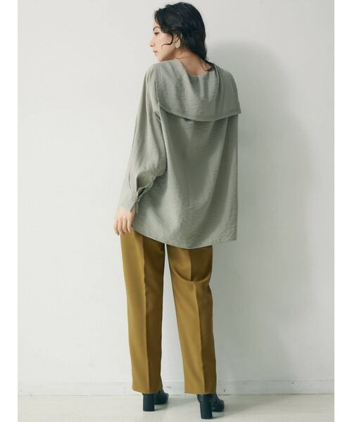 LAGUNAMOON（ラグナムーン）の「セーラーカラーブラウス（シャツ/ブラウス・レディース・ホワイト/ブラック/カーキ・FREE）」の6枚目の写真