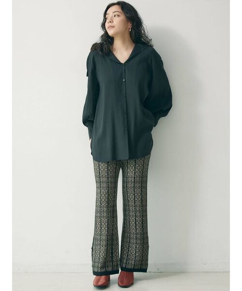 LAGUNAMOON（ラグナムーン）の「セーラーカラーブラウス（シャツ/ブラウス・レディース・ホワイト/ブラック/カーキ・FREE）」の10枚目の写真