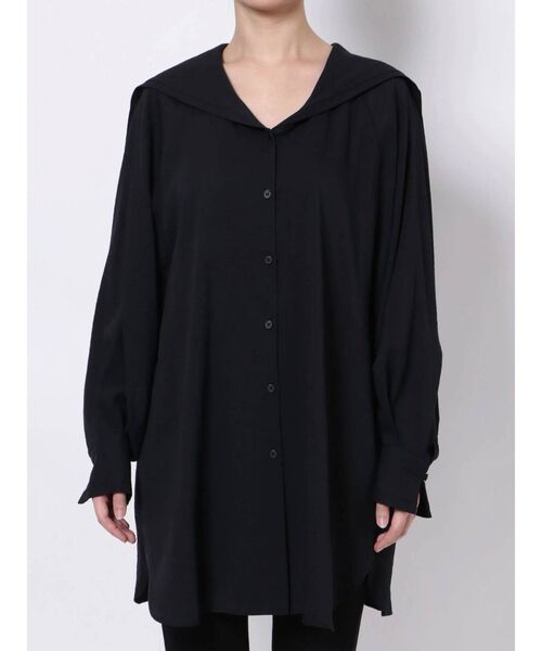 LAGUNAMOON（ラグナムーン）の「セーラーカラーブラウス（シャツ/ブラウス・レディース・ホワイト/ブラック/カーキ・FREE）」の12枚目の写真