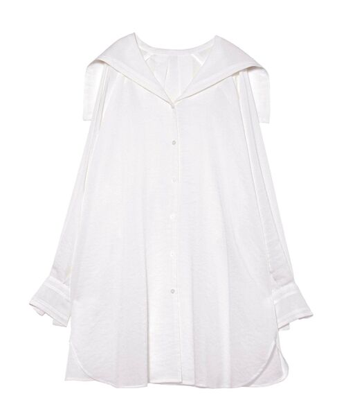 LAGUNAMOON（ラグナムーン）の「セーラーカラーブラウス（シャツ/ブラウス・レディース・ホワイト/ブラック/カーキ・FREE）」の21枚目の写真