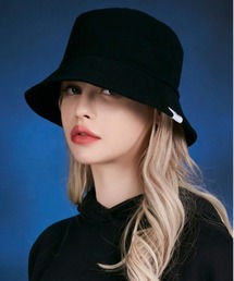 VARZAR | 【VARZAR】HERRINGBONE LABEL BUCKET HAT / バザール ヘリンボーン ラベル バケットハット(ハット)