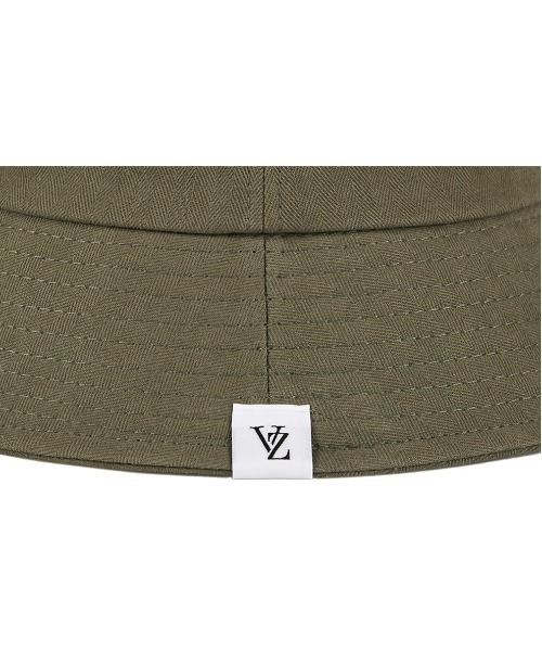 VARZAR(バザール)の「【VARZAR】HERRINGBONE LABEL BUCKET HAT / バザール ヘリンボーン ラベル バケットハット(ハット・レディース・ブラック/ホワイト/カーキ/ベージュ/ピンク/ネイビー・FREE)」の8枚目の写真